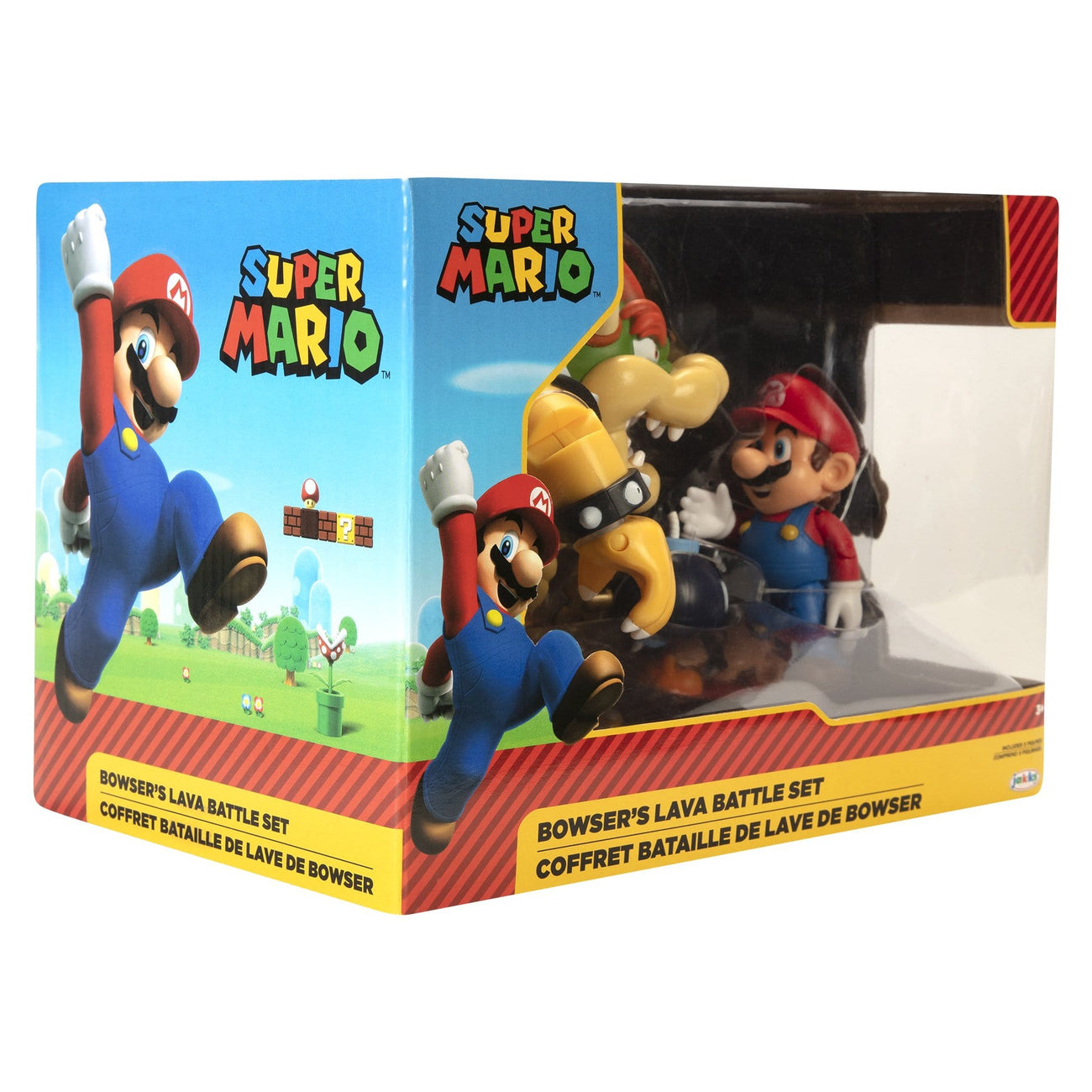 Image produit World of Nintendo Figurines articulées lot de 3 Mario vs. Bowser
