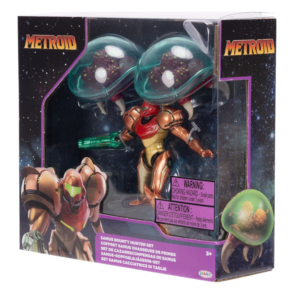 Image produit World of Nintendo Metroid Pack de 3 mini-figurines Samus Bounty