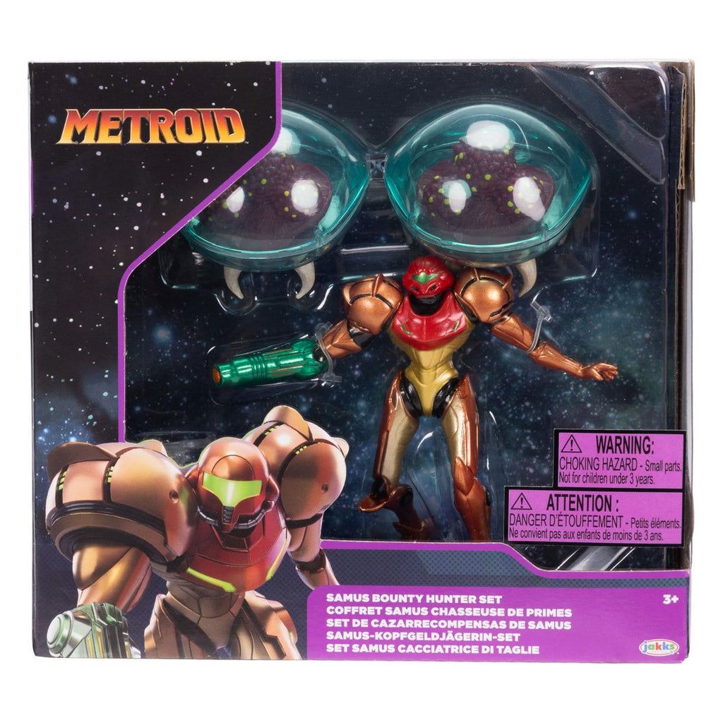 Image produit World of Nintendo Metroid Pack de 3 mini-figurines Samus Bounty