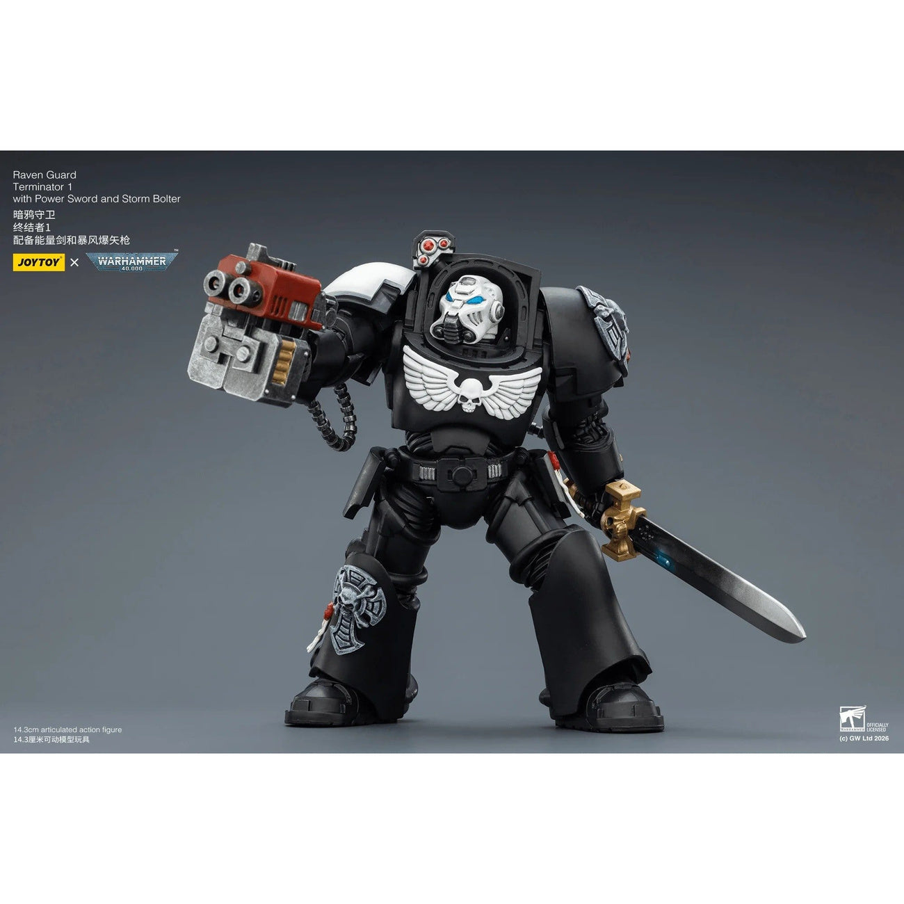 Image produit Figurine articulée Warhammer 40 000 Raven Guard Terminator 1 avec