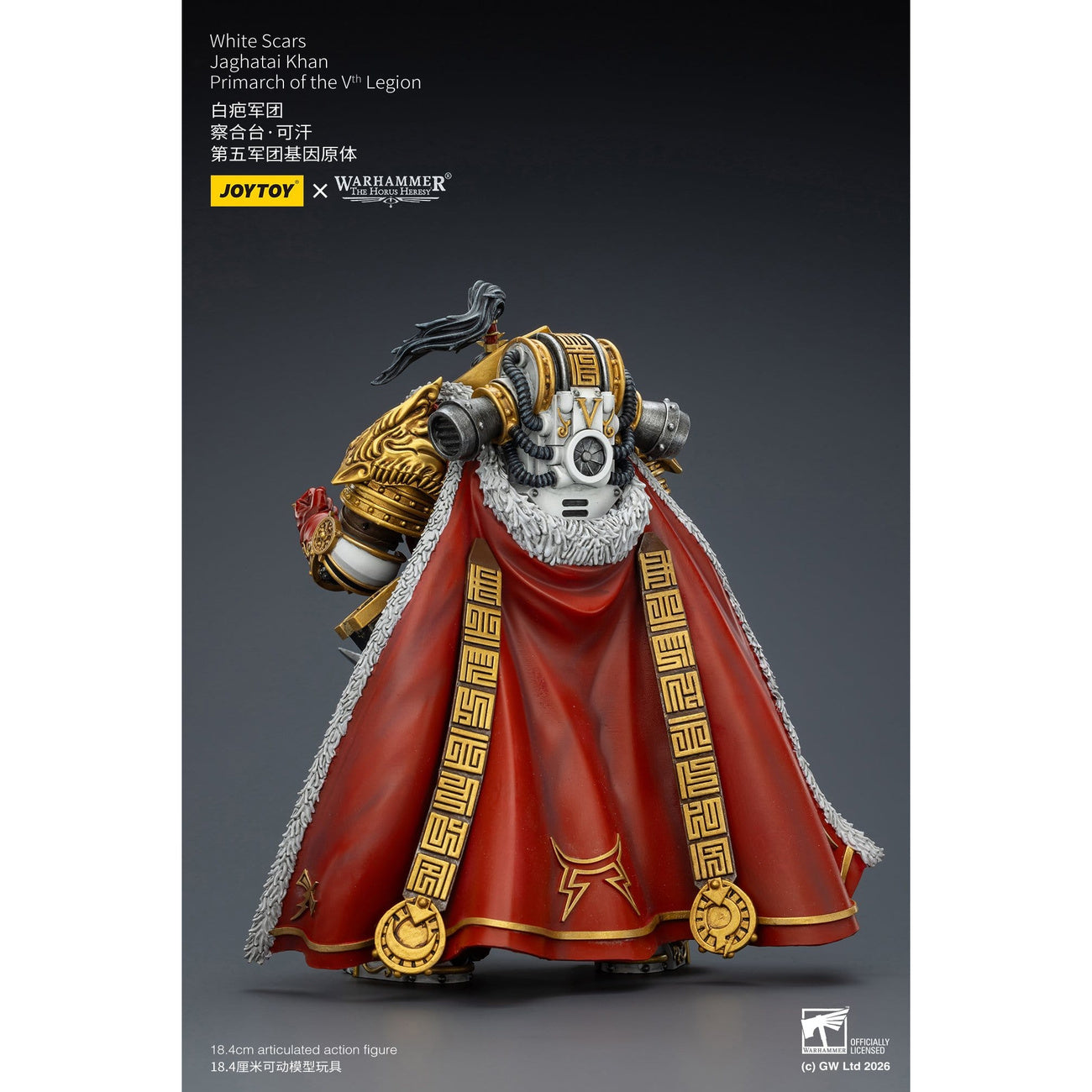 Image produit Figurine articulée Warhammer The Horus Heresy White Scars Jaghatai