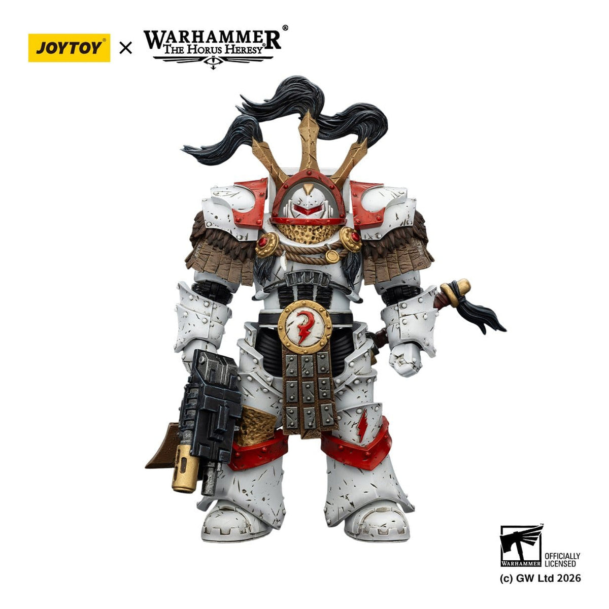 Image produit Figurine articulée Warhammer 40 000 White Scars Legion Praetor en