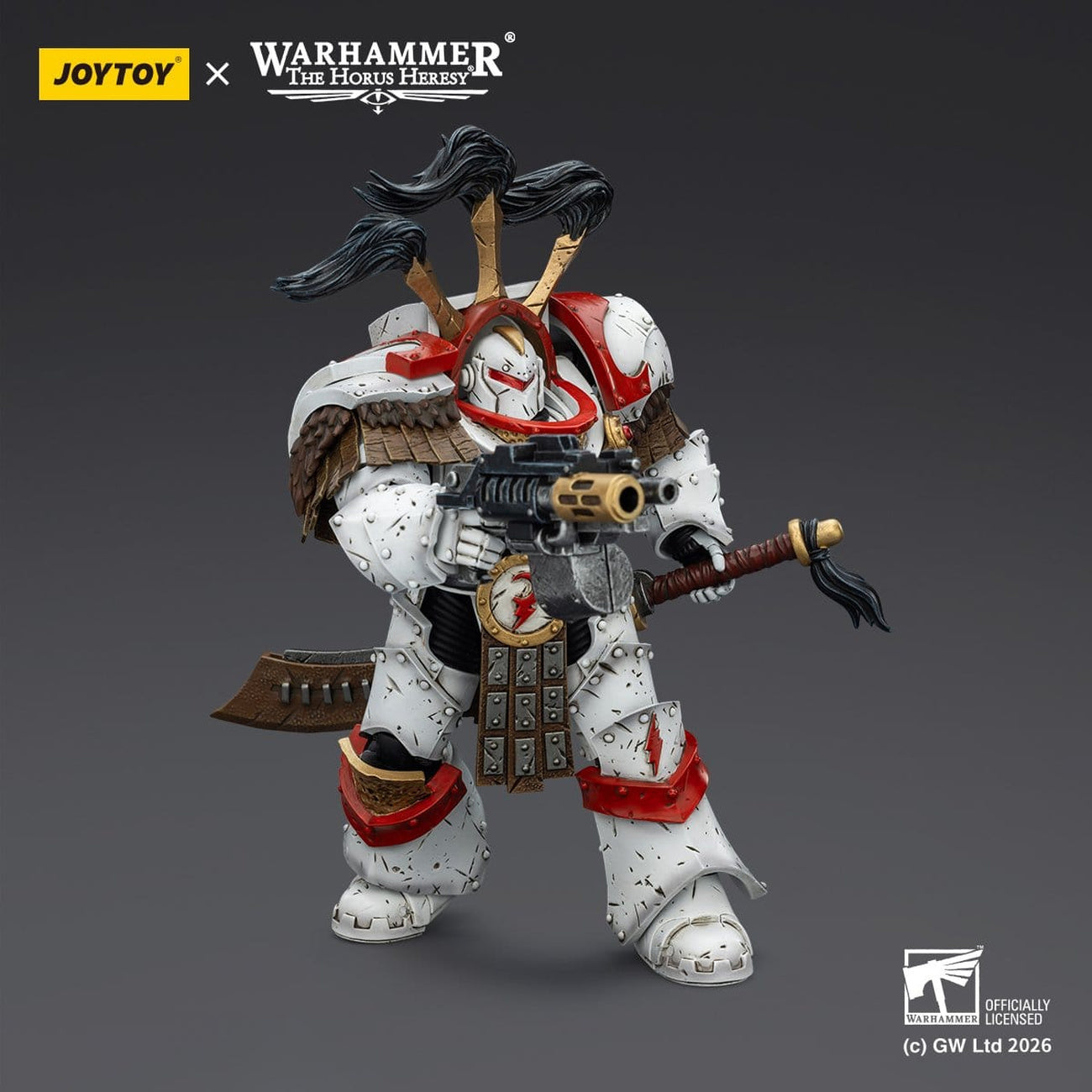Image produit Figurine articulée Warhammer 40 000 White Scars Legion Praetor en