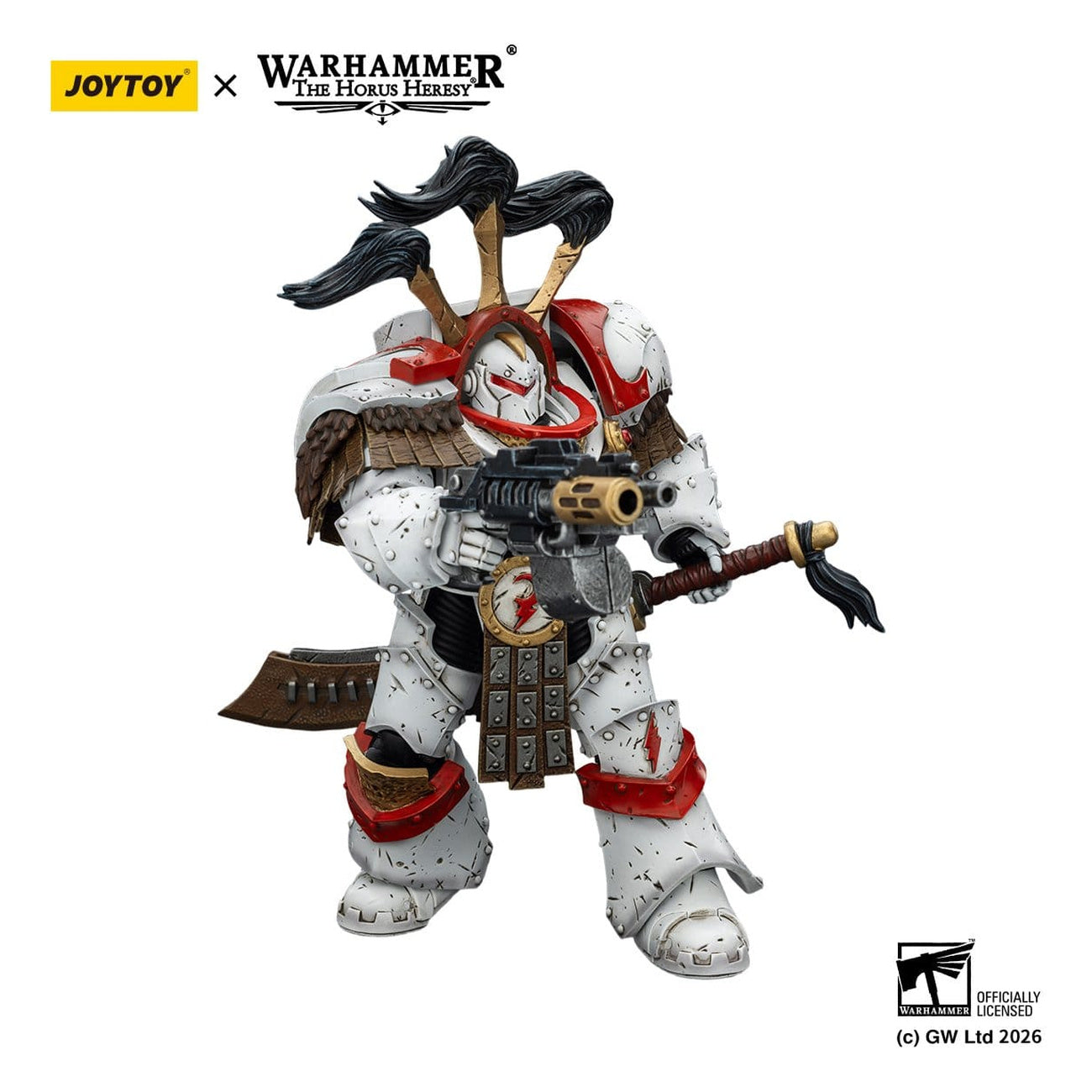 Image produit Figurine articulée Warhammer 40 000 White Scars Legion Praetor en