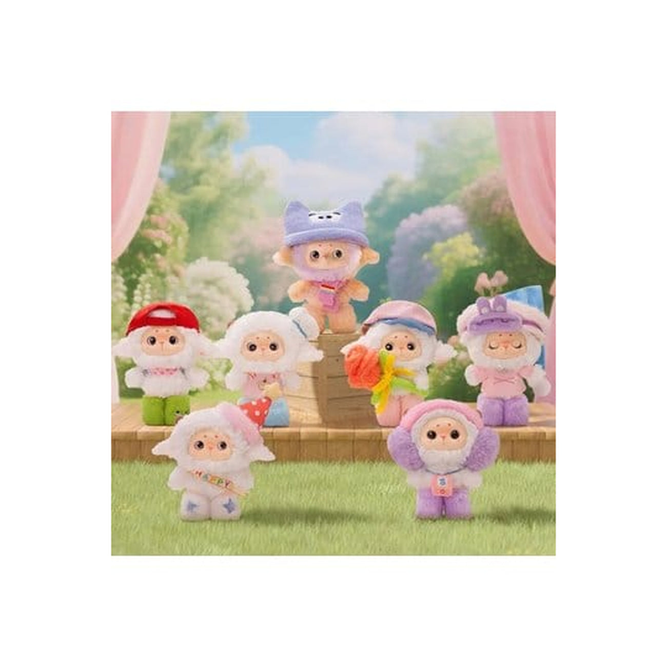 Image produit Miehuu - Porte-clés en peluche mystère Chill Manual