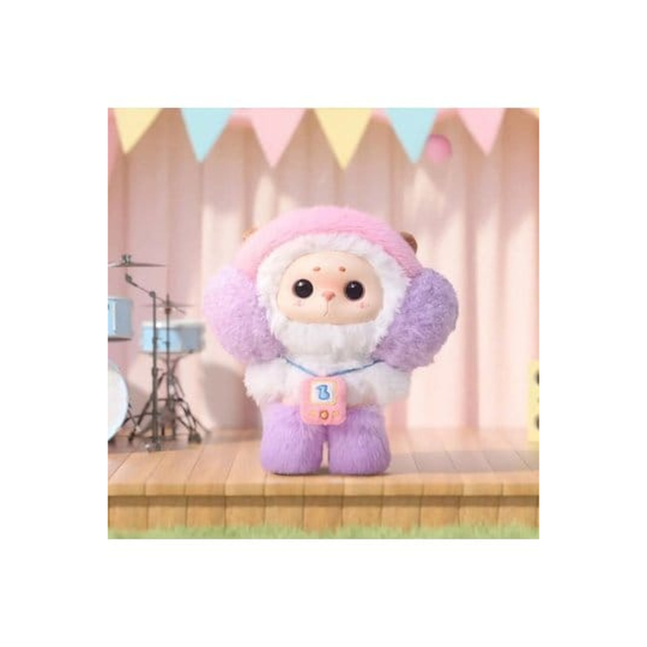 Image produit Miehuu - Porte-clés en peluche mystère Chill Manual