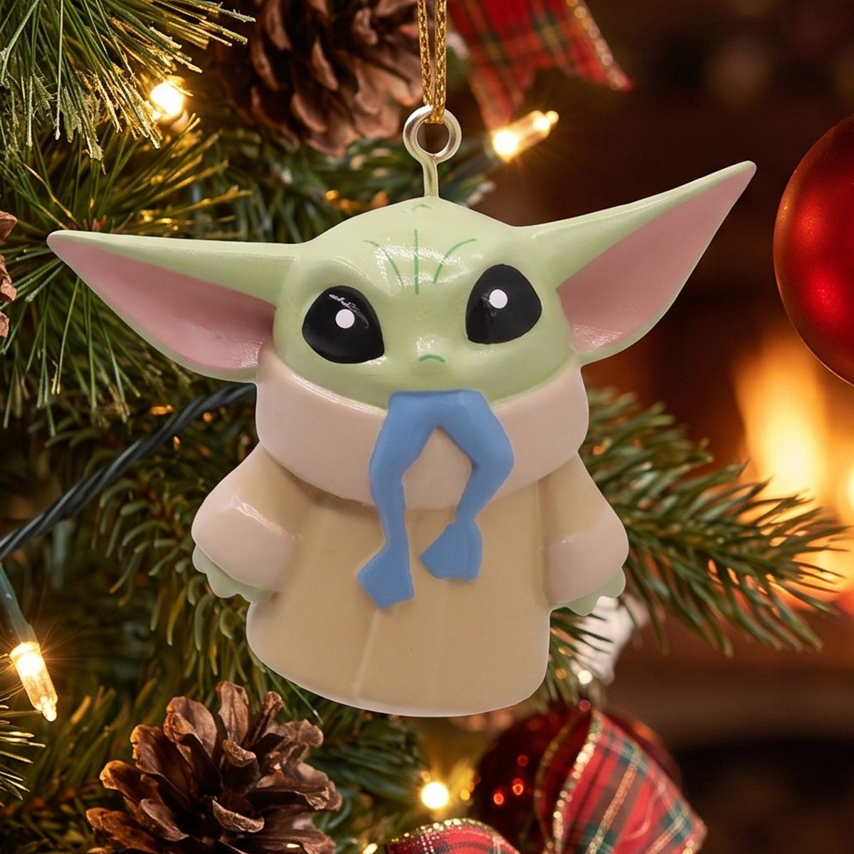 Image produit Décoration de sapin Grogu Eating - Star Wars The Mandalorian