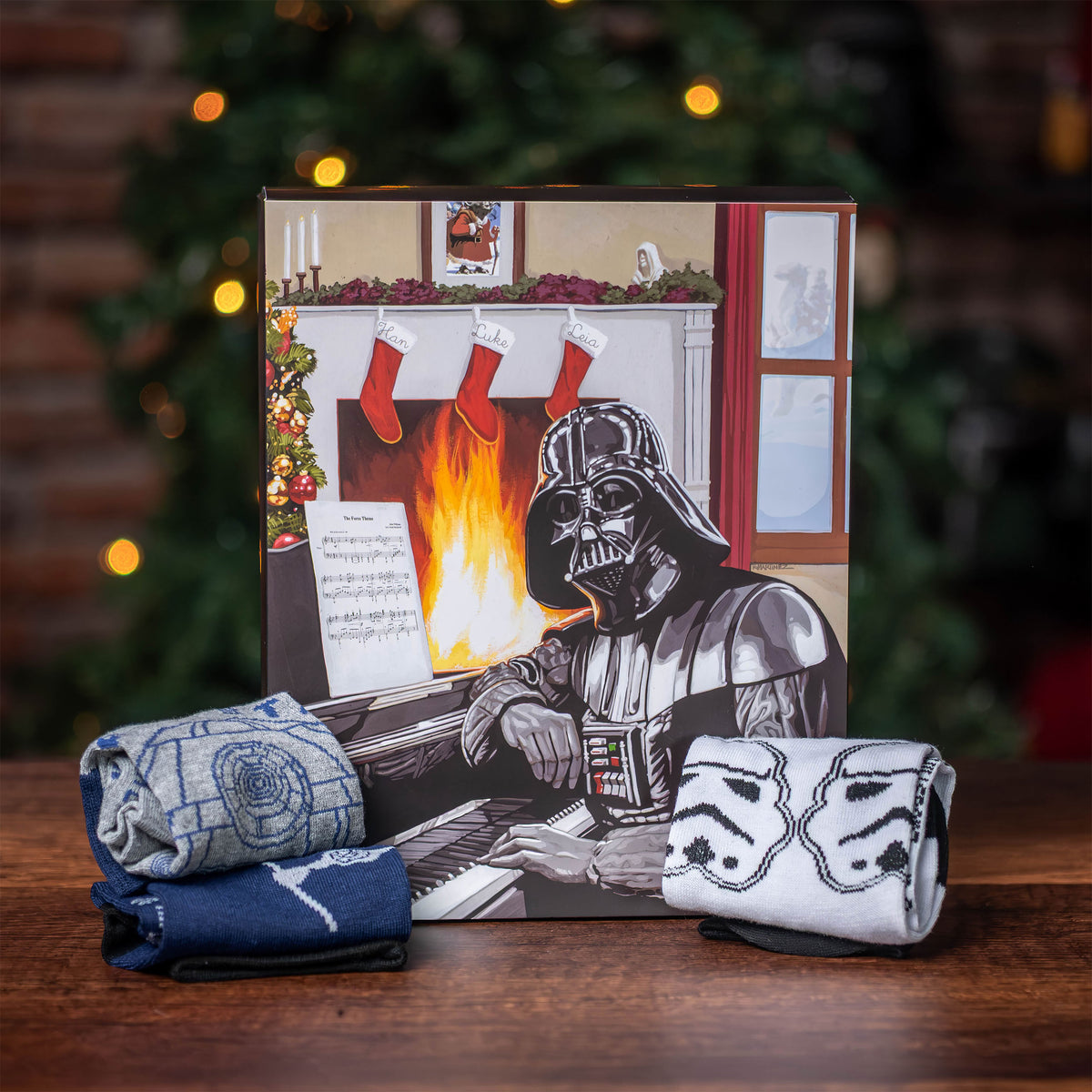 Image produit Star Wars - Calendrier de l'Avent chaussettes Darth Vader - 40-46