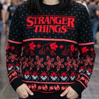 Image produit Stranger Things - Pull en maille Demogorgon