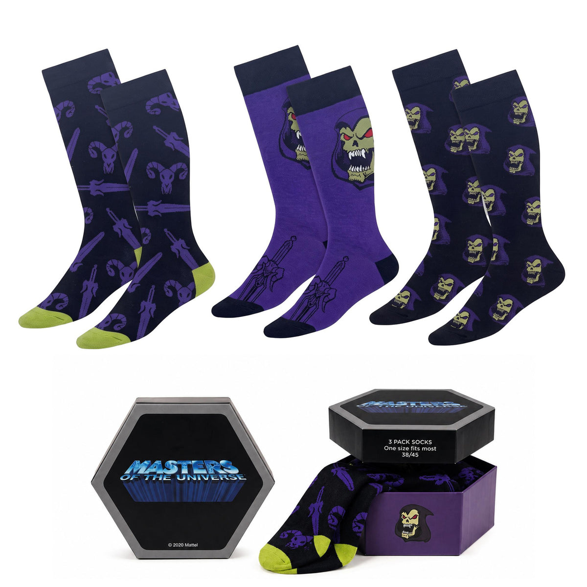 Image produit Masters of the Universe - Set de 3 paires de chaussettes