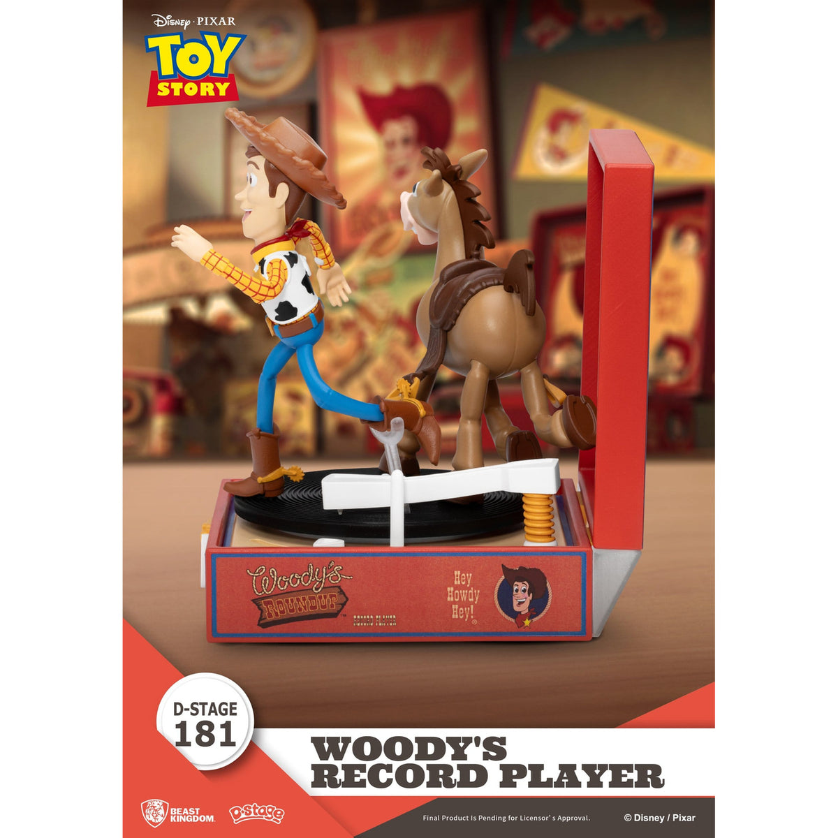 Product image Toy Story Record Player Series PVC Figure Woody's Record