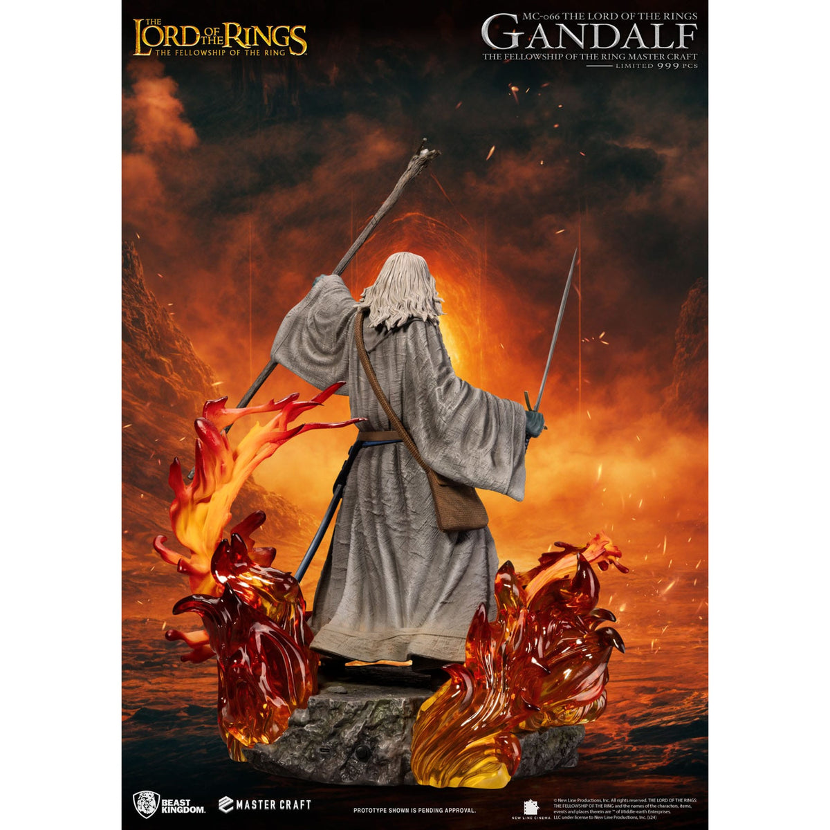 Image produit Le Seigneur des Anneaux - Statue Master Craft Gandalf 58 cm