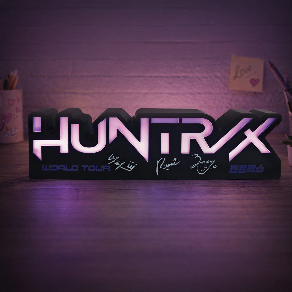 Image produit Lampe KPop Demon Hunters logo Huntr/x