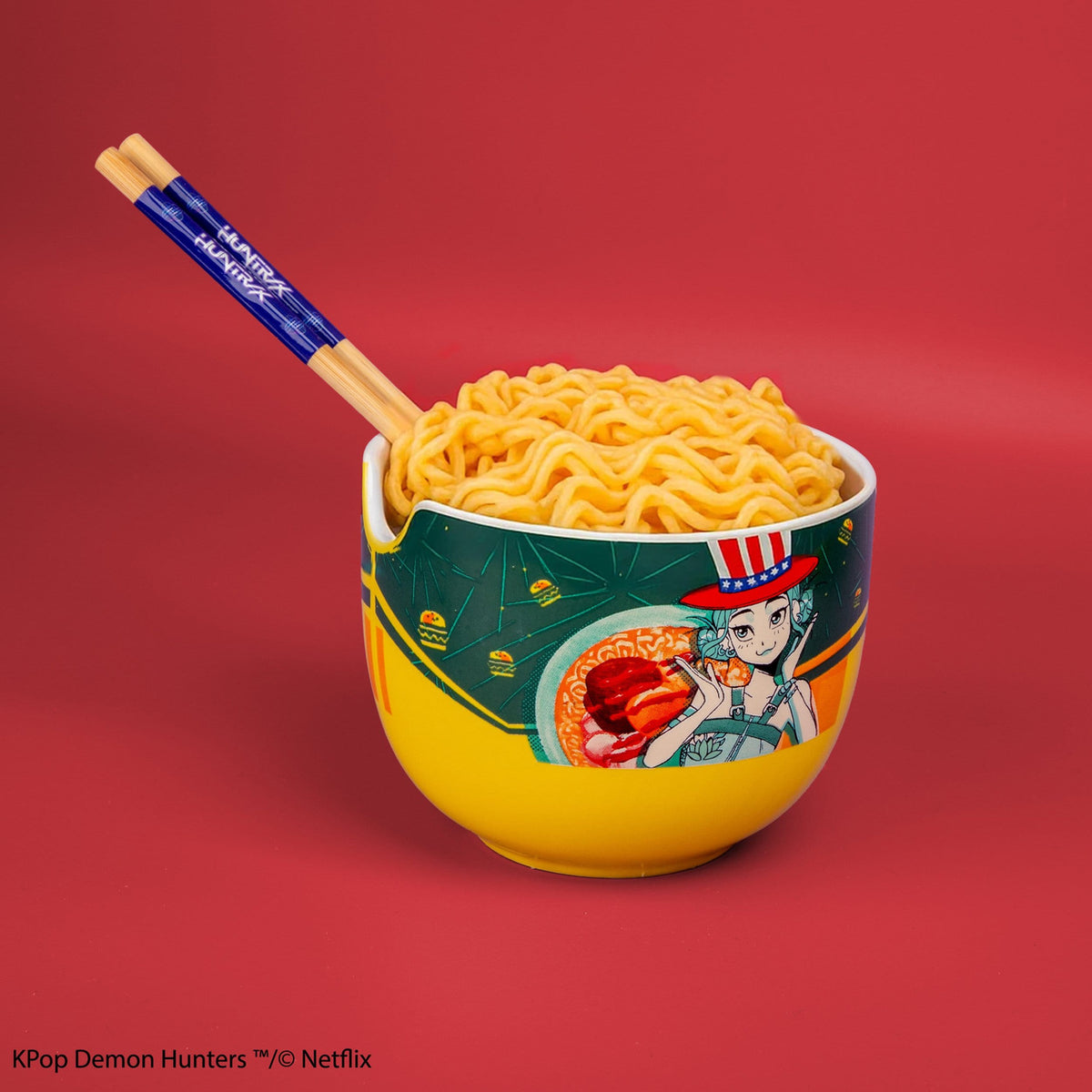 Product image KPop Demon Hunters Ramen Bowl with Chopsticks Zoey