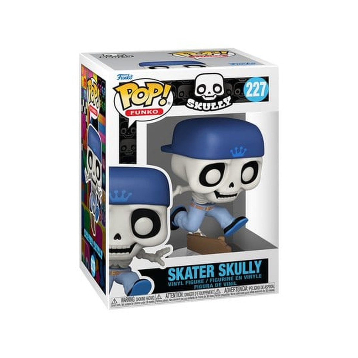 Image produit Figurine vinyle Funko Legacy POP! Icons Skater Skully 9 cm