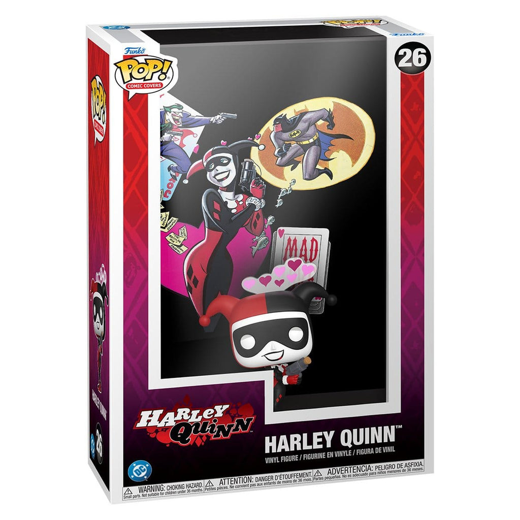 Image produit DC Comics POP! Comic Covers Figurine en vinyle Harley Quinn 9 cm