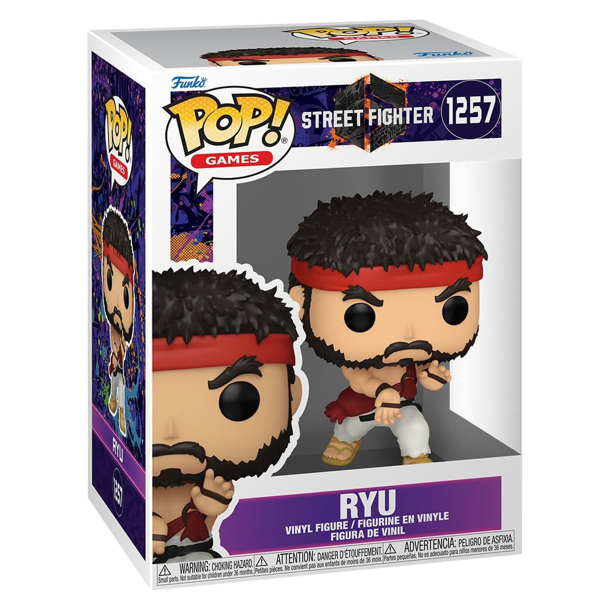 Image produit Street Fighter 6 POP! Games Figurine en vinyle Ryu 9 cm
