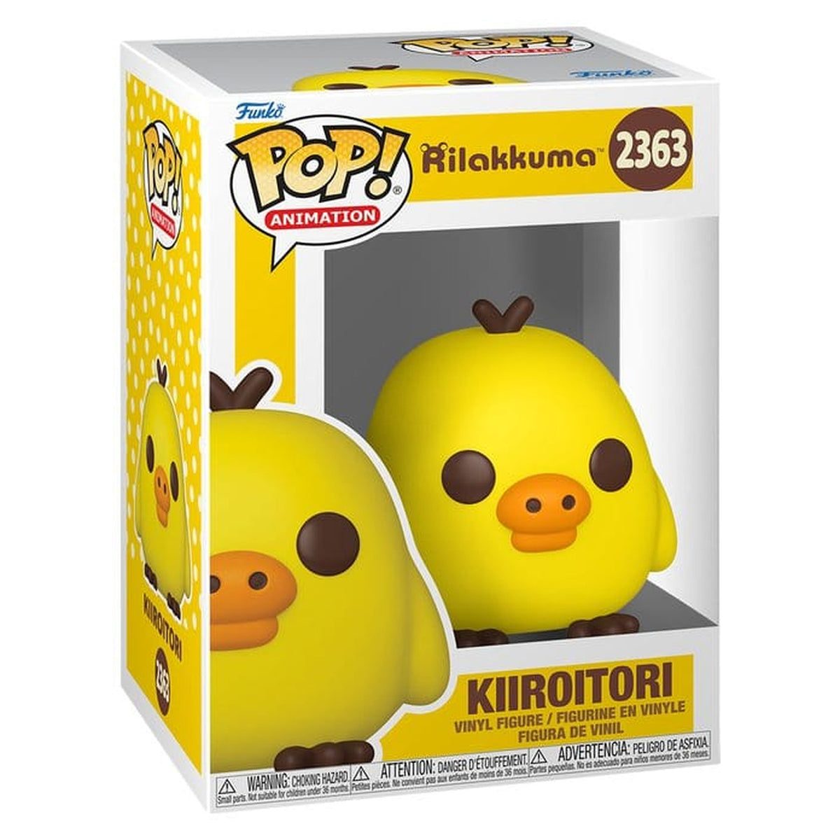 Image produit Figurine vinyle Rilakkuma POP! Animation Kiiroitori 9 cm