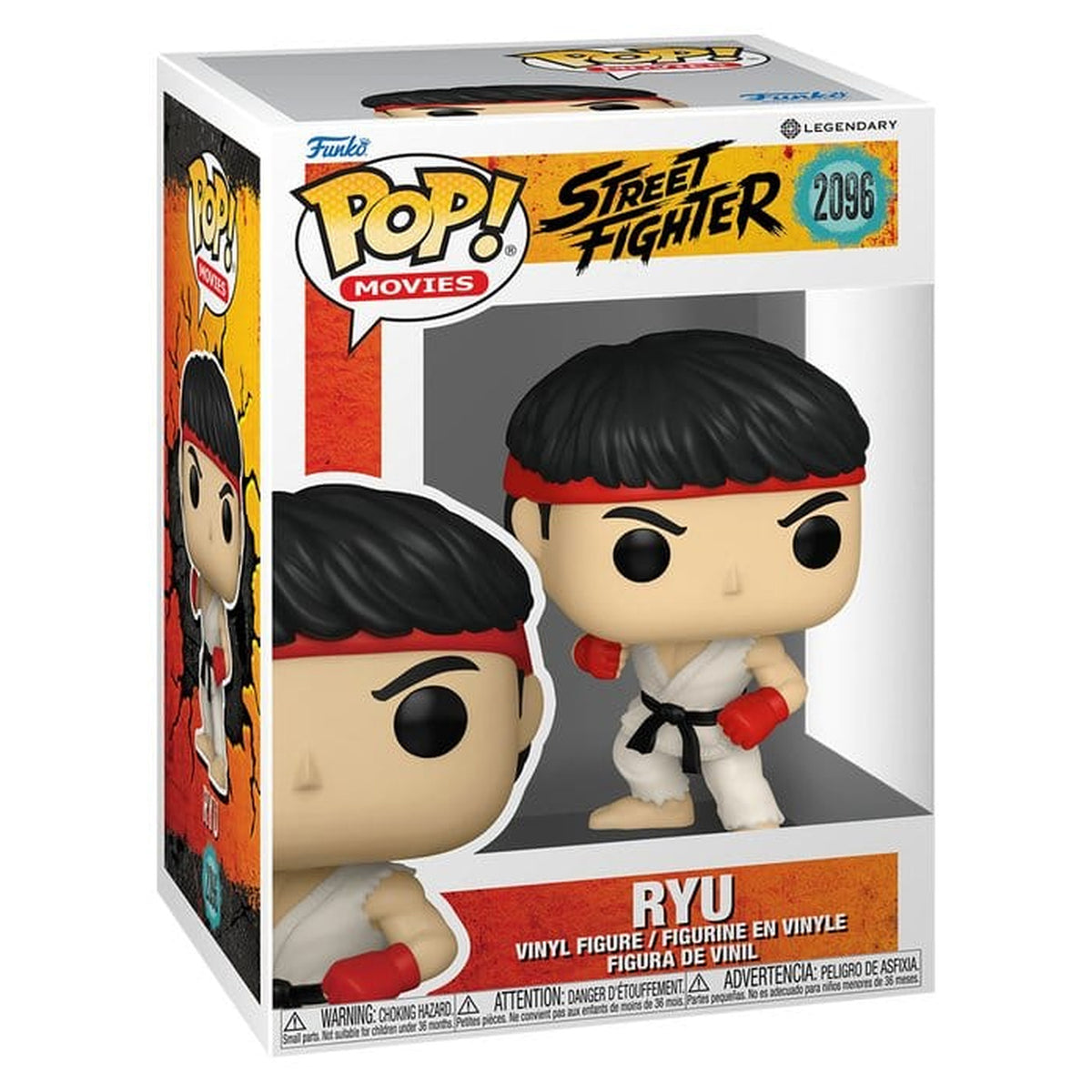 Image produit Street Fighter (2026) POP! Movies figurine en vinyle Ryu 9 cm