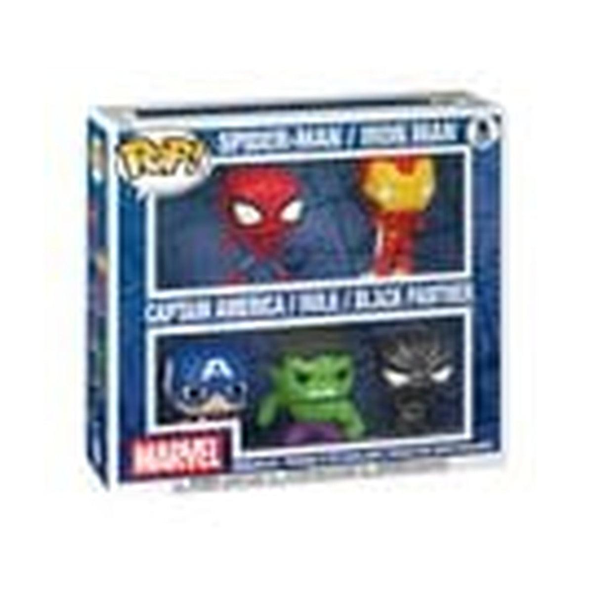 Image produit Marvel – lot de 5 figurines POP! en vinyle Black Friday 9 cm