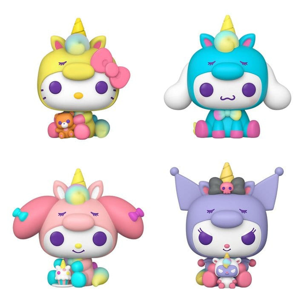 Image produit Sanrio POP! Figurines en vinyle lot de 4 Hello Kitty tenue licorne