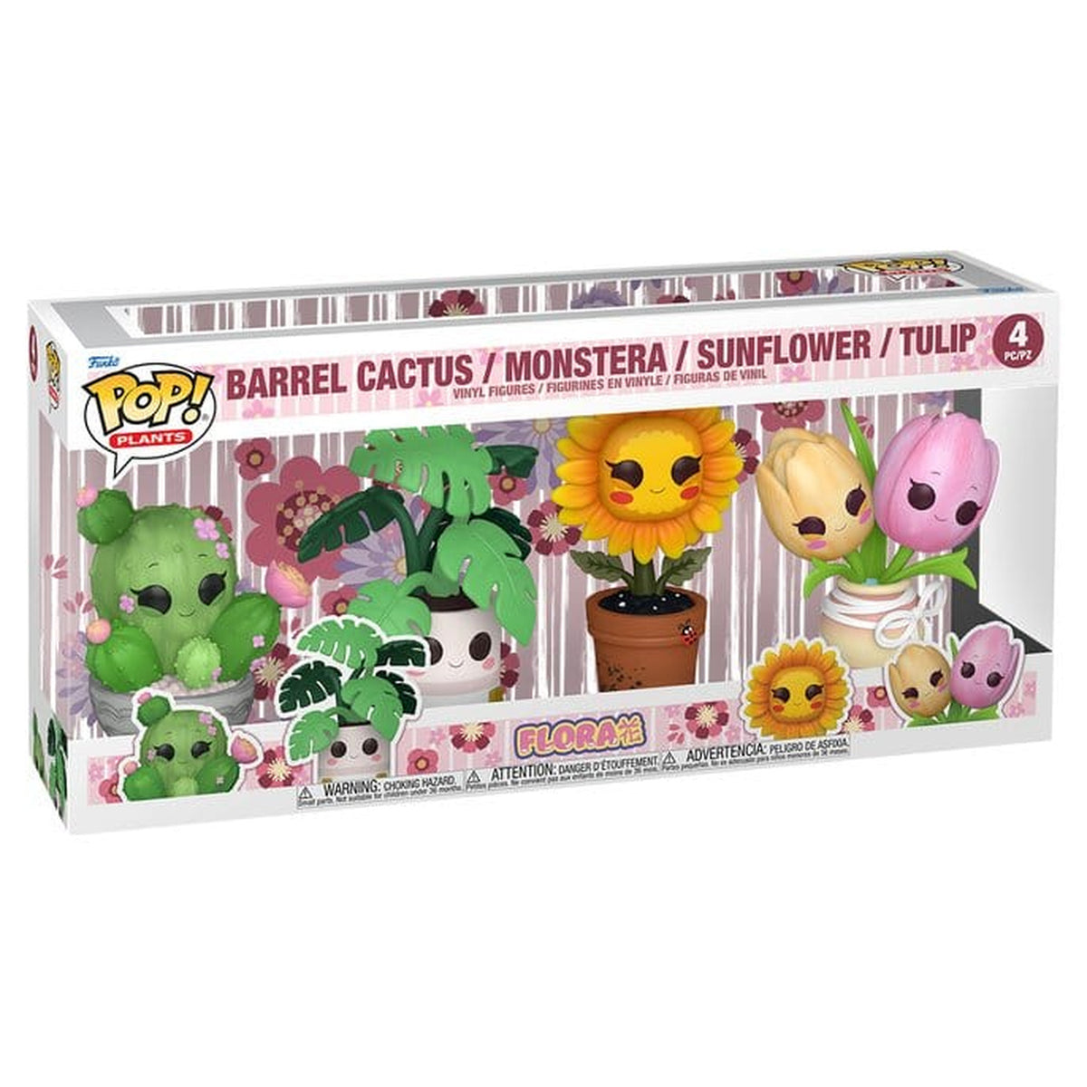 Image produit Flora POP! Figurines en vinyle Flora Black Friday lot de 4 9 cm