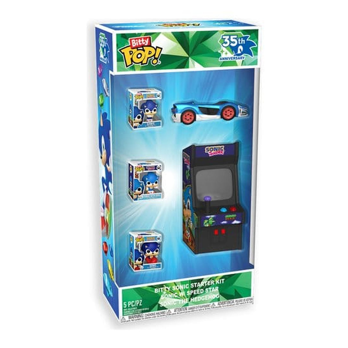 Image produit Sonic the Hedgehog Bitty POP! Pack de démarrage de 6 mini-figurines