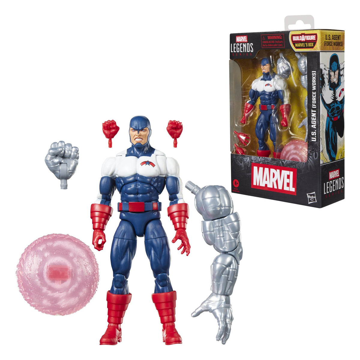Produktbild Marvel Legends Actionfigur U.S. Agent (Force Works) (BAF: