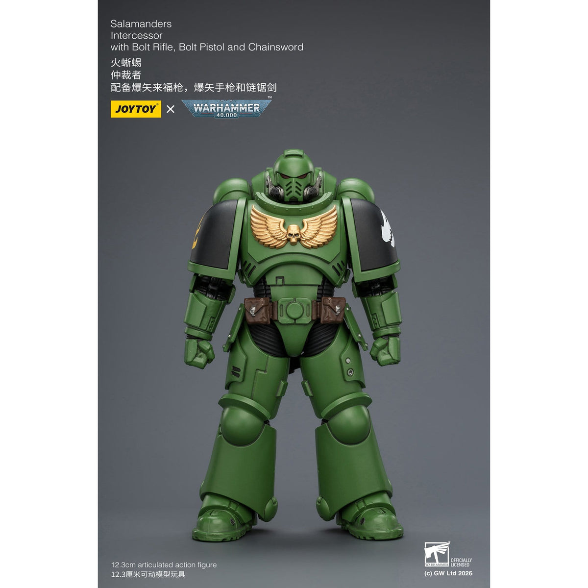 Produktbild Warhammer 40,000 Actionfigur Salamanders Intercessor 12 cm