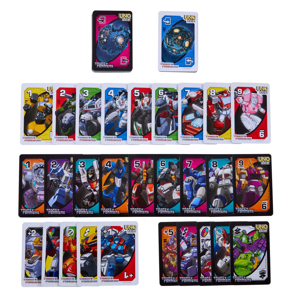 Produktbild Transformers UNO Flip! Kartenspiel