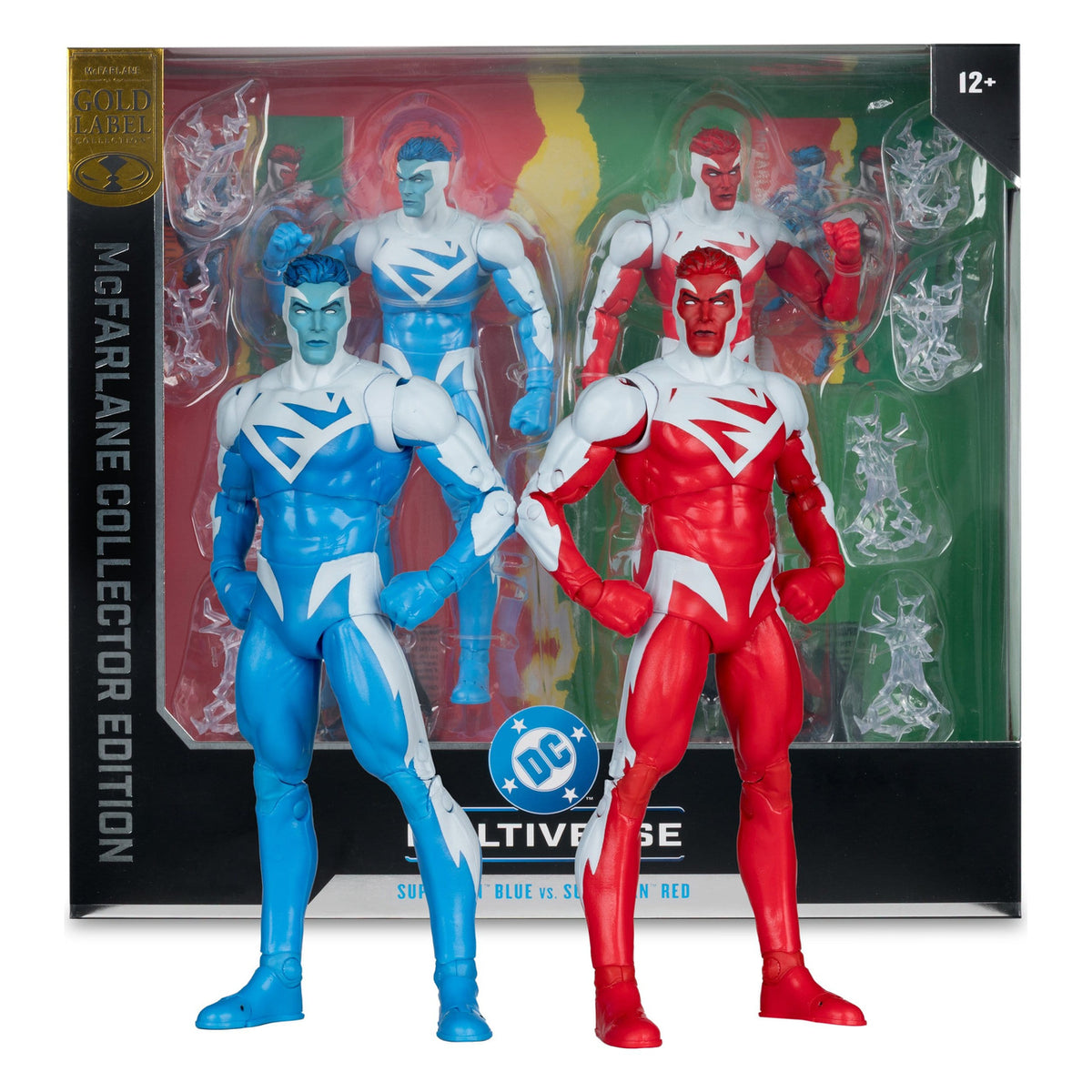 Produktbild DC Multiverse Actionfiguren 2er-Pack Superman Blue vs.
