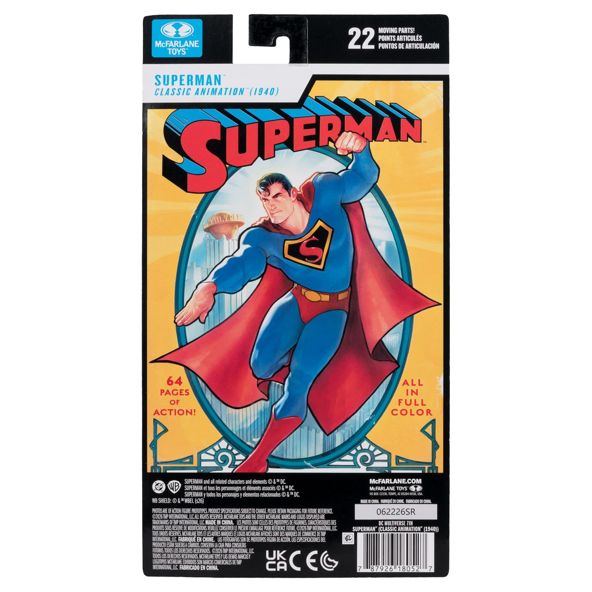 Produktbild DC Multiverse Actionfigur Superman (Classic Animation 1940)