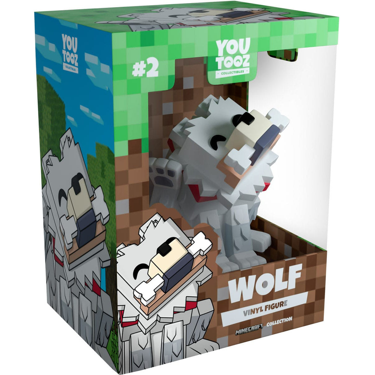 Produktbild Minecraft Vinyl Figur Haunted Wolf 10 cm