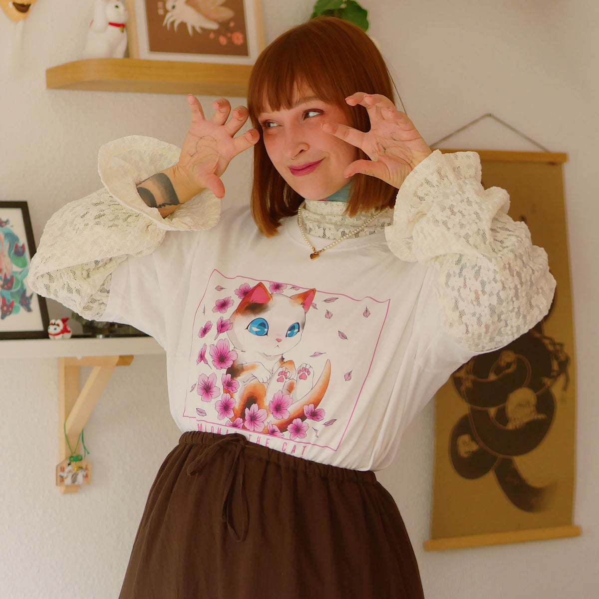 Product image Maomao The Cat Limited Edition T-Shirt for The Apothecary Diaries Fans