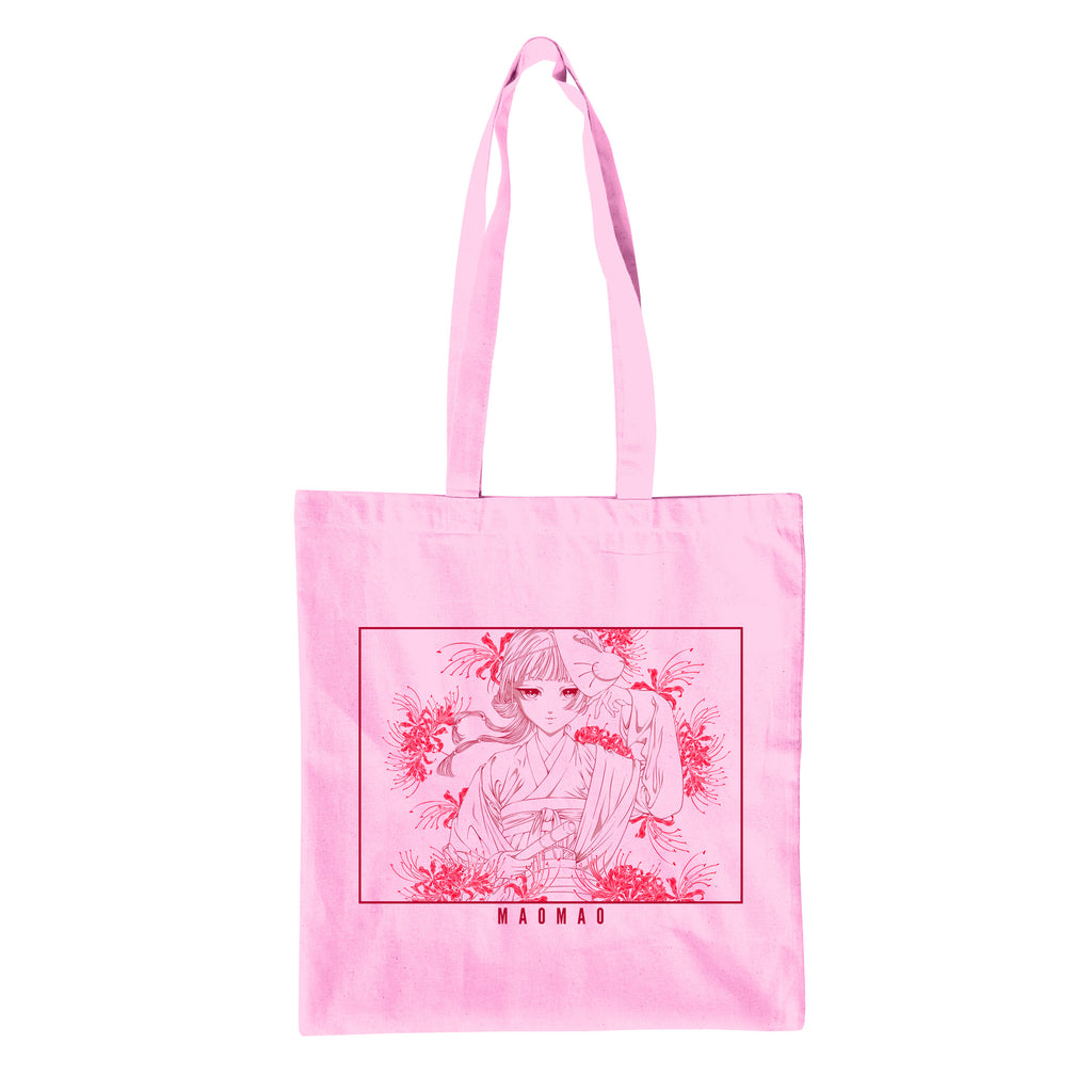 Image produit Sac en toile Maomao Flowers pour les fans des Carnets de l'apothicaire