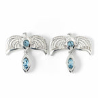 Image produit Harry Potter - Boucles d'oreilles puces Diadème de Serdaigle avec cristaux