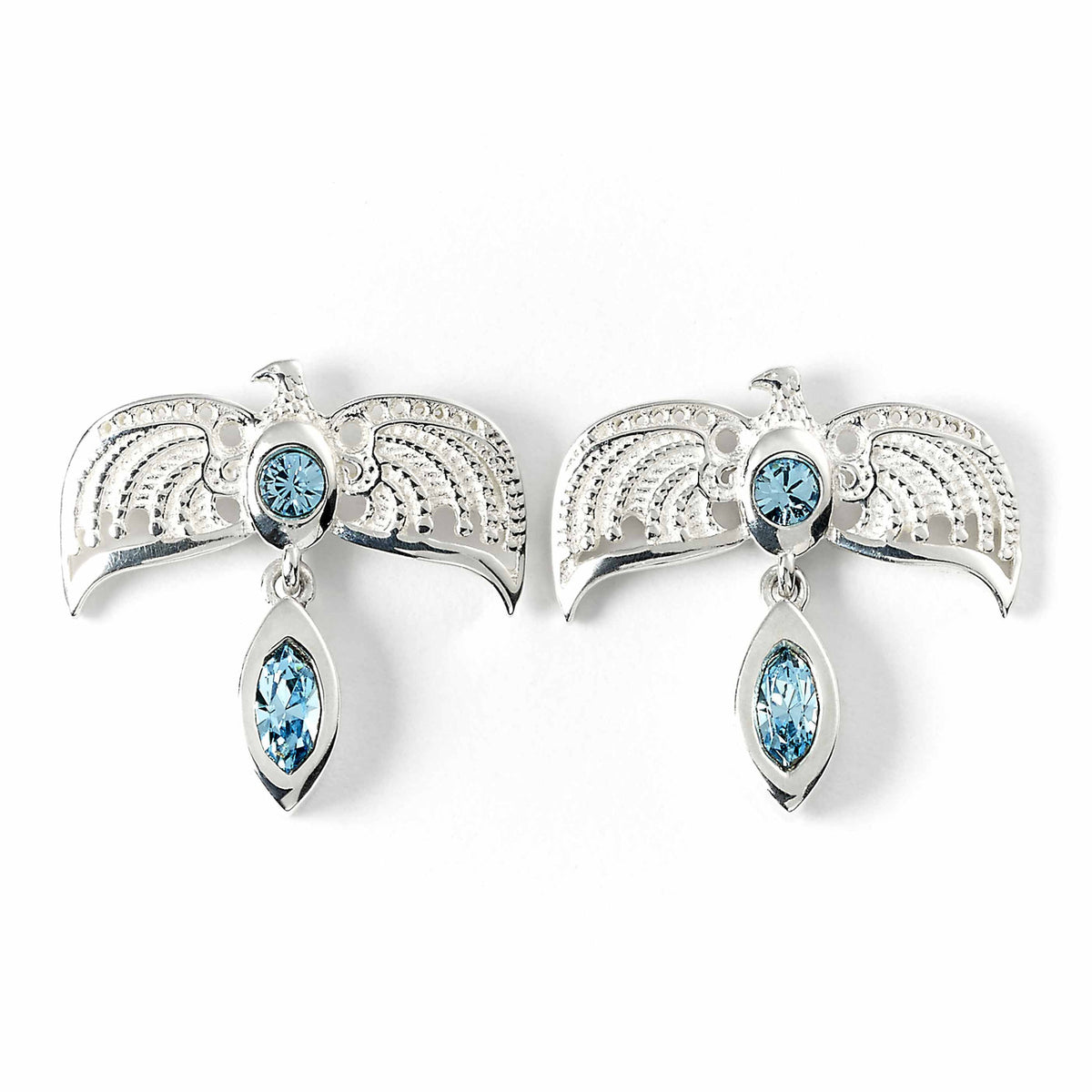 Image produit Harry Potter - Boucles d'oreilles puces Diadème de Serdaigle avec cristaux
