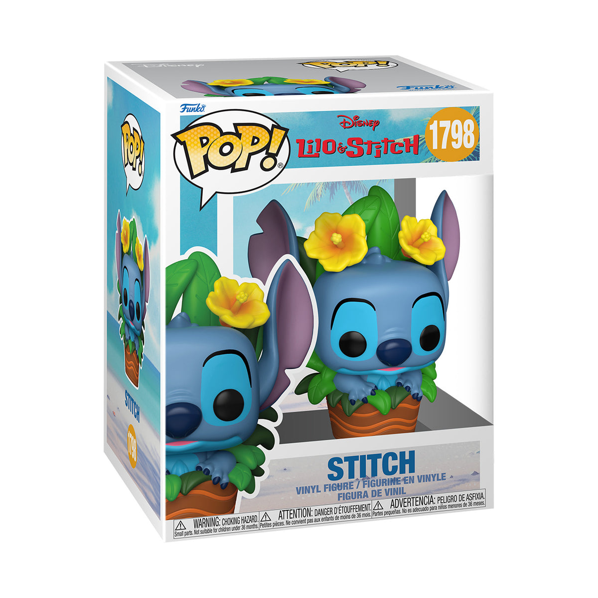 Image produit Figurine Funko Pop Stitch Plants - Lilo & Stitch