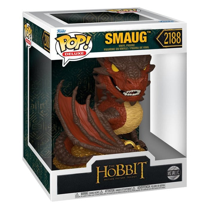Image produit Le Hobbit - Figurine Funko Pop Jumbo Smaug métallisée