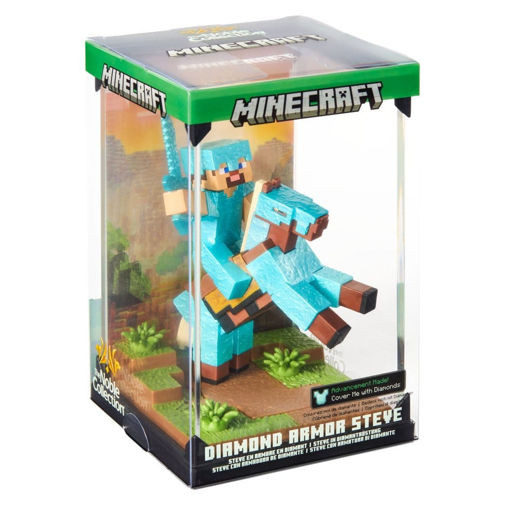Product image Minecraft - Diamond Armor Steve on Horse Figure