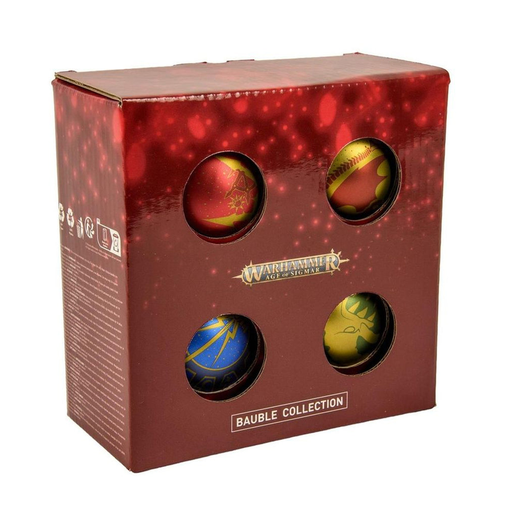 Image produit Warhammer 40 000 - Lot de 4 boules de Noël Dieux du Chaos
