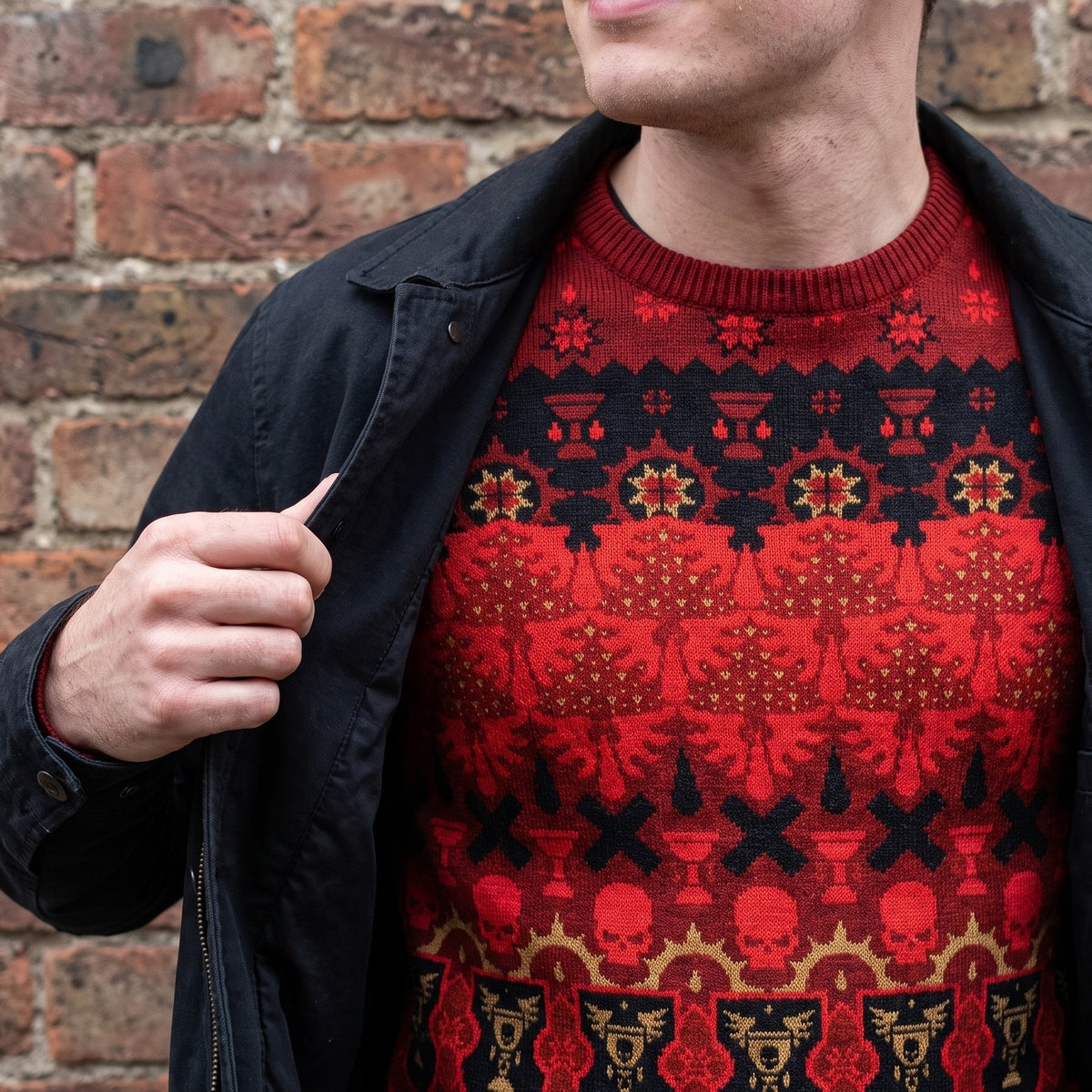 Image produit Warhammer 40 000 - Pull en tricot Blood Angels