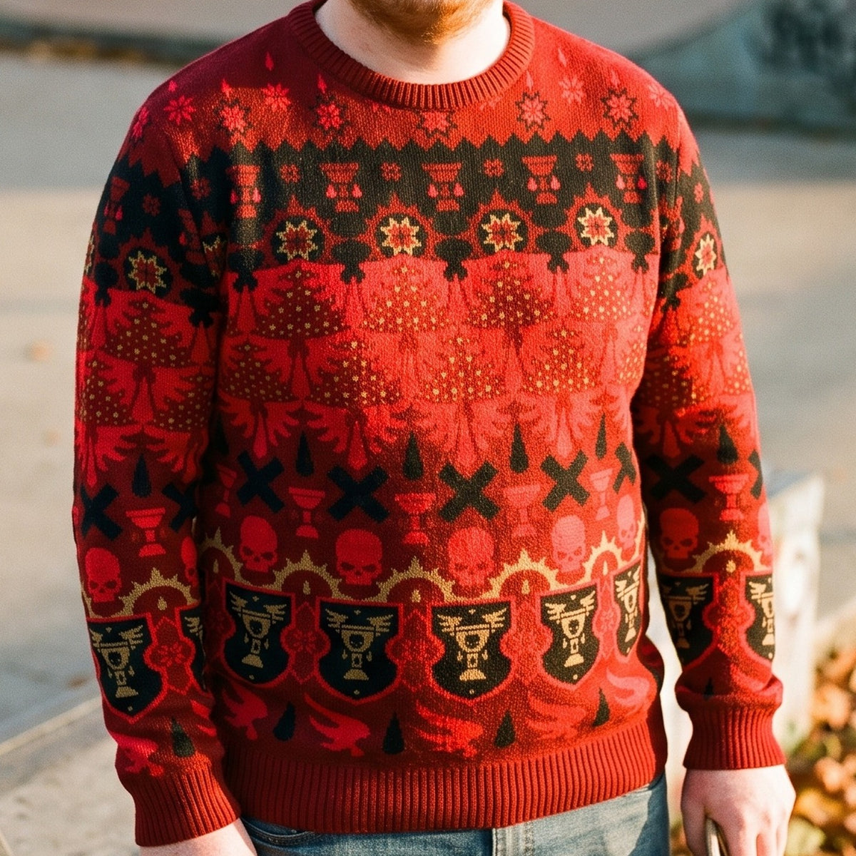 Image produit Warhammer 40 000 - Pull en tricot Blood Angels