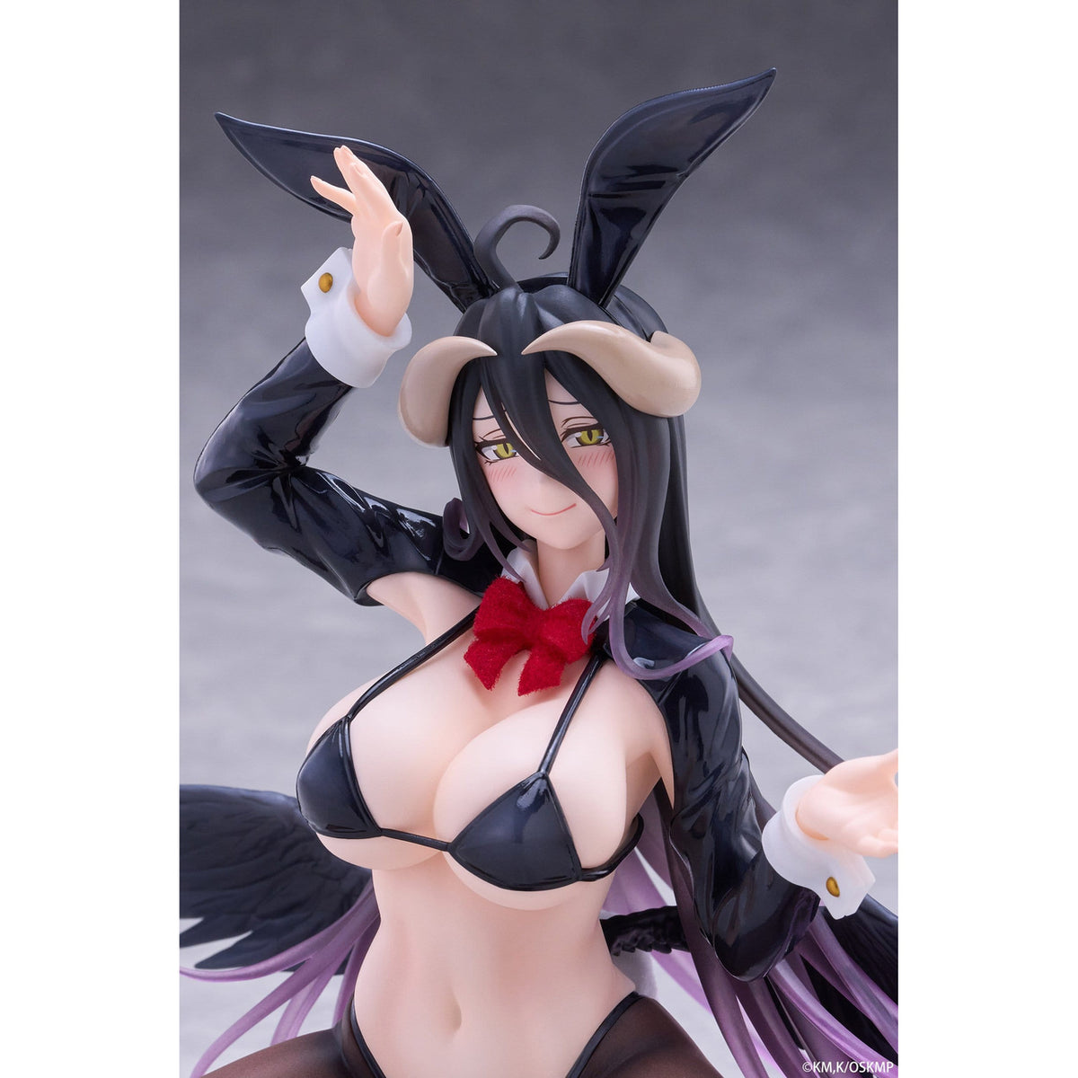 Image produit Overlord - Figurine Moflock Albedo version costume de lapin inversé