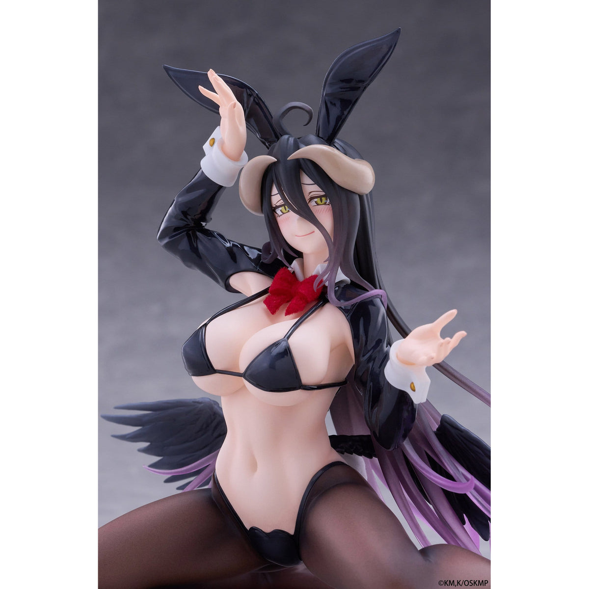 Image produit Overlord - Figurine Moflock Albedo version costume de lapin inversé