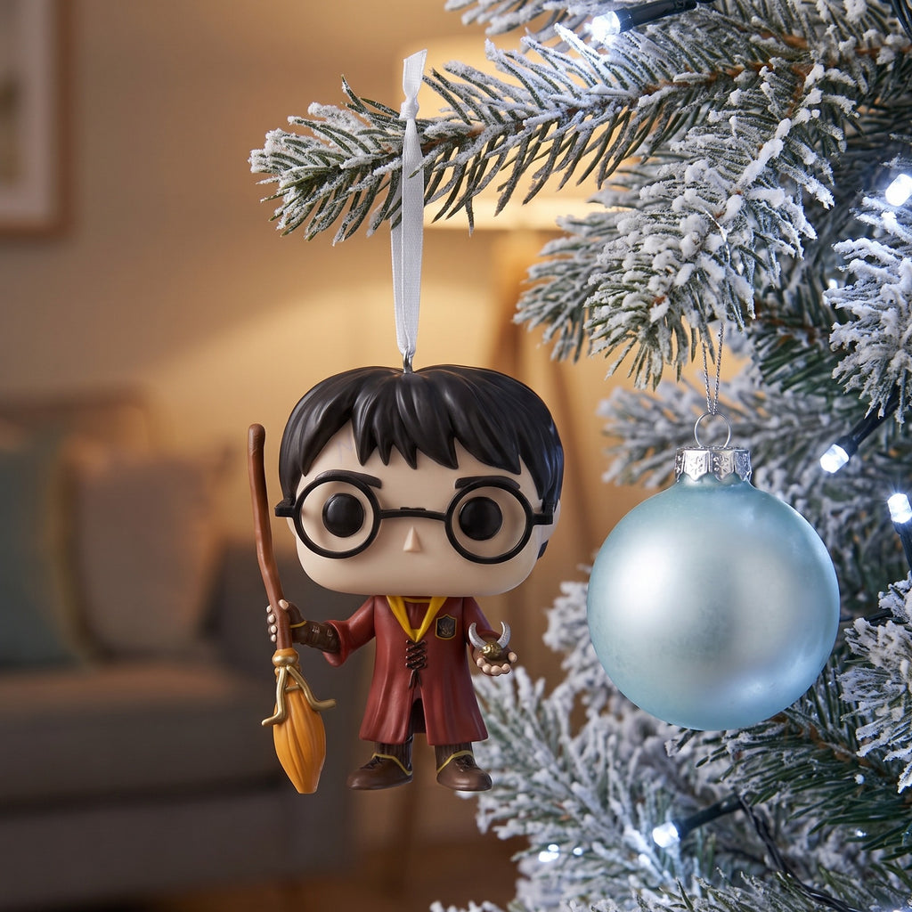 Image produit Harry Potter - Décoration de Noël Harry avec balai