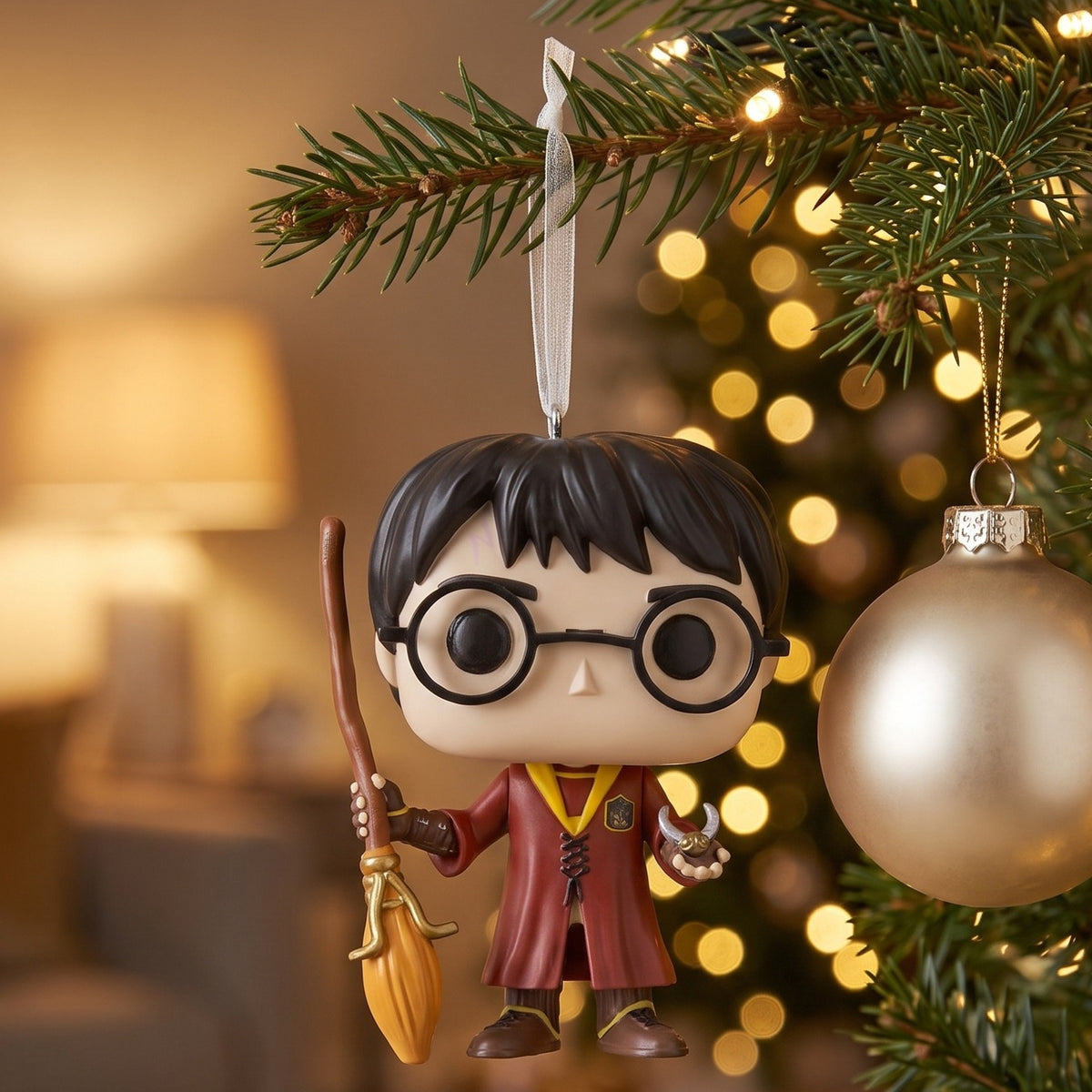 Product image Harry Potter - Harry with Broom Christmas Tree Ornament